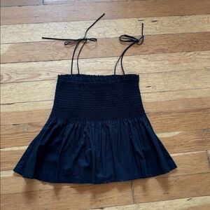 J crew black tank cotton size small nwot
